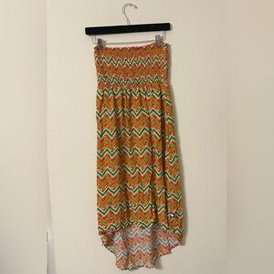 Y2k Hello Kitty Chevron Summer Sundress